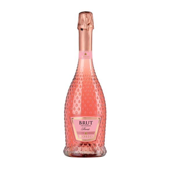 Bosio Spumante Brut Rosé olasz száraz rozé pezsgő 0,75L - 12,5%