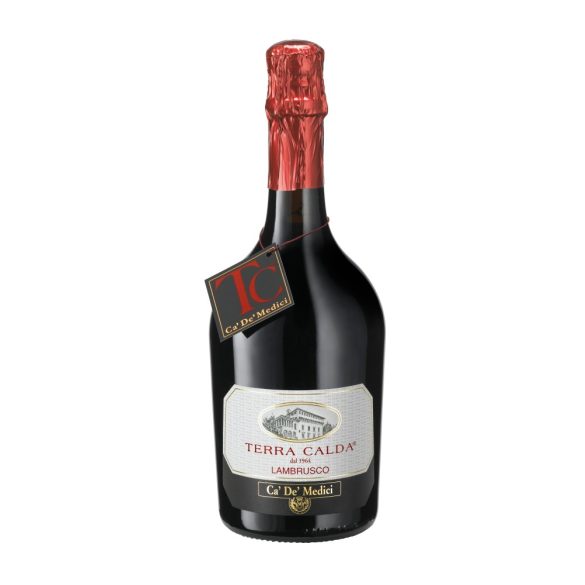 Ca' De' Medici Terra Calda Lambrusco Dell'Emilia - Vino Frizzante Rosso IGT 0,75l - 11,5%