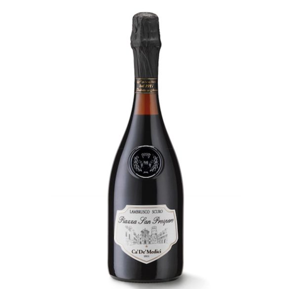 Ca' De' Medici Piazza San Prospero - Lambrusco Scuro DOC 0,75l - 11%