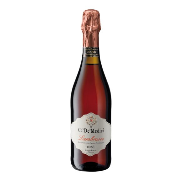 Ca' De' Medici Lambrusco Rosé- Vino Frizzante Semisecco DOC 0,75l - 9%