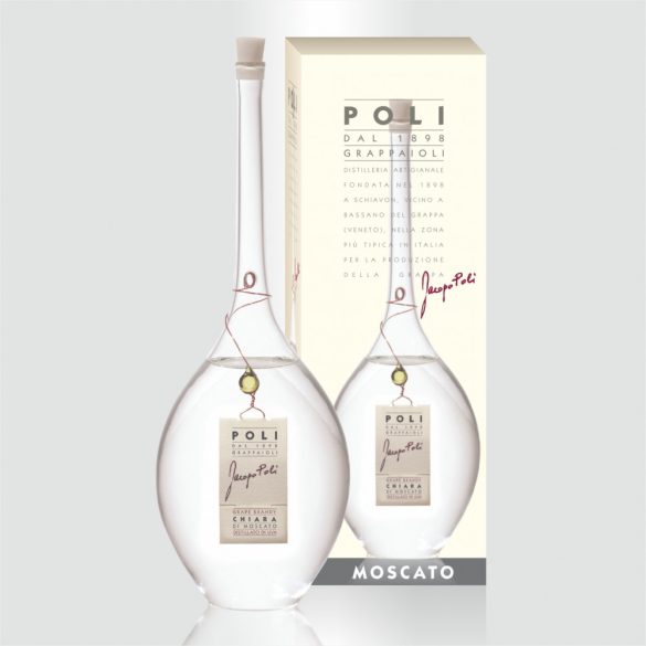 Jacopo Poli Grape Brandy Chiara Di Moscato - 40% 1,5l
