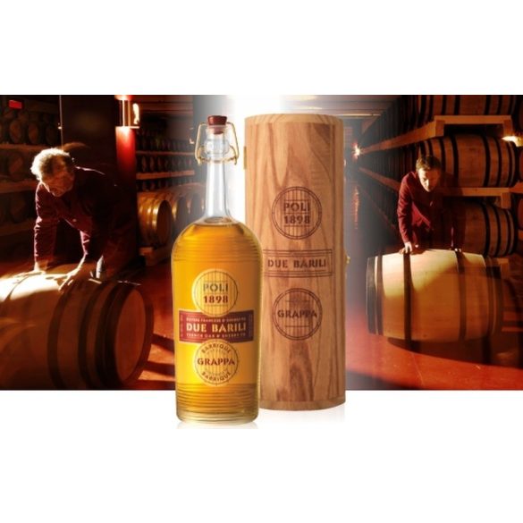 Jacopo POLI DUE BARILI Grappa BARRIQUE 0,7L / 700ml, 40%
