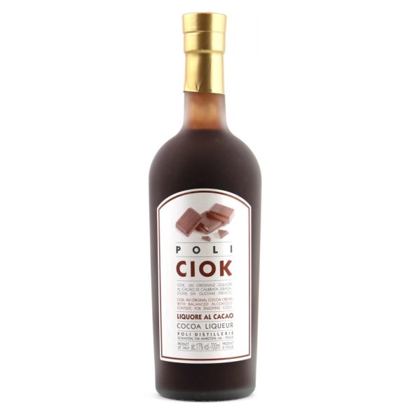 Jacopo Poli "Ciok" Al Cacao Chocolate Liqueur - 17% 0,7l
