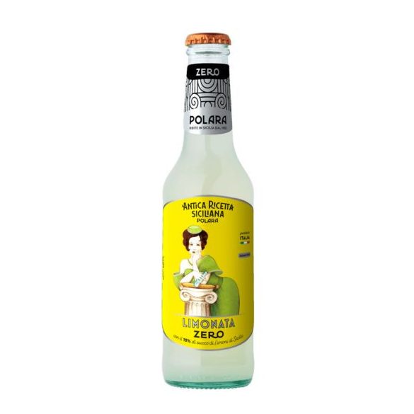 Polara Limonata Zero Cukormentes Szénsavas Limonádé 0,275 L