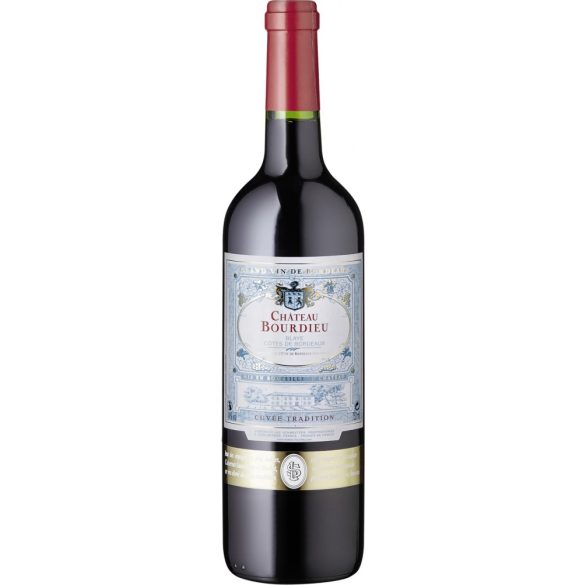 Château Bourdieu Blaye Côtes de Bordeaux Cuvée Tradition AOC 2015 Vörösbor 0,75L / 750ml / 14,0% vol