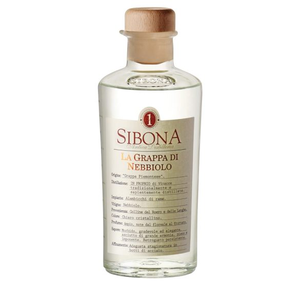 Sibona Grappa Di Nebbiolo 0,5L - 40%